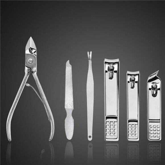 Professional Nail Clippers Set Manicure Pedicure Kit 18 Piece Grooming Tools - Picture 2 of 7